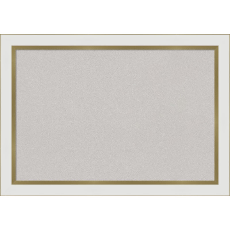 Petit, Blanc / doré, 19 po x 27 po