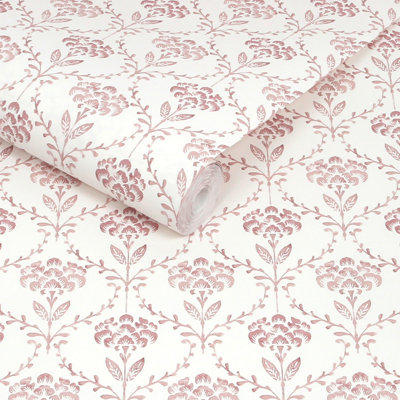  Chateau Fleur Ochre Wallpaper