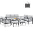 Raenelle 9 - Person Patio Conversation Set with Cushions