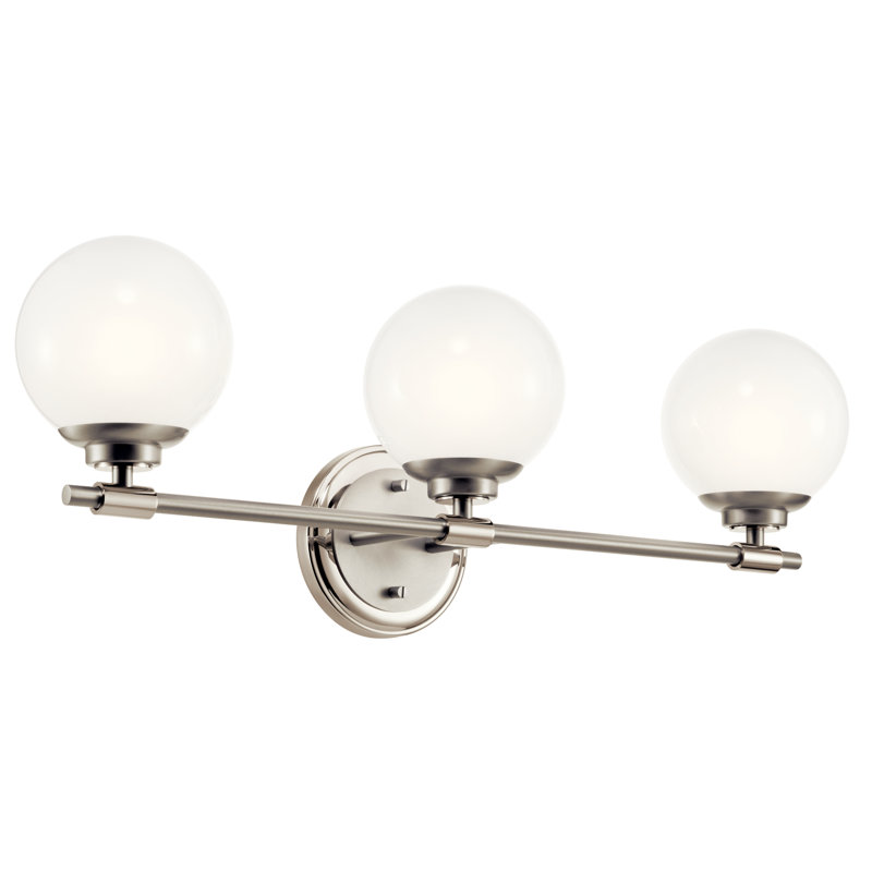 Thorman 3 - Light Dimmable Vanity Light, Polished Nickel