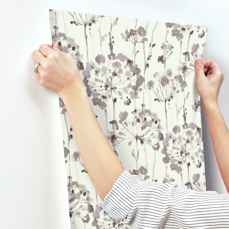 Papier peint Flourish, Mauve