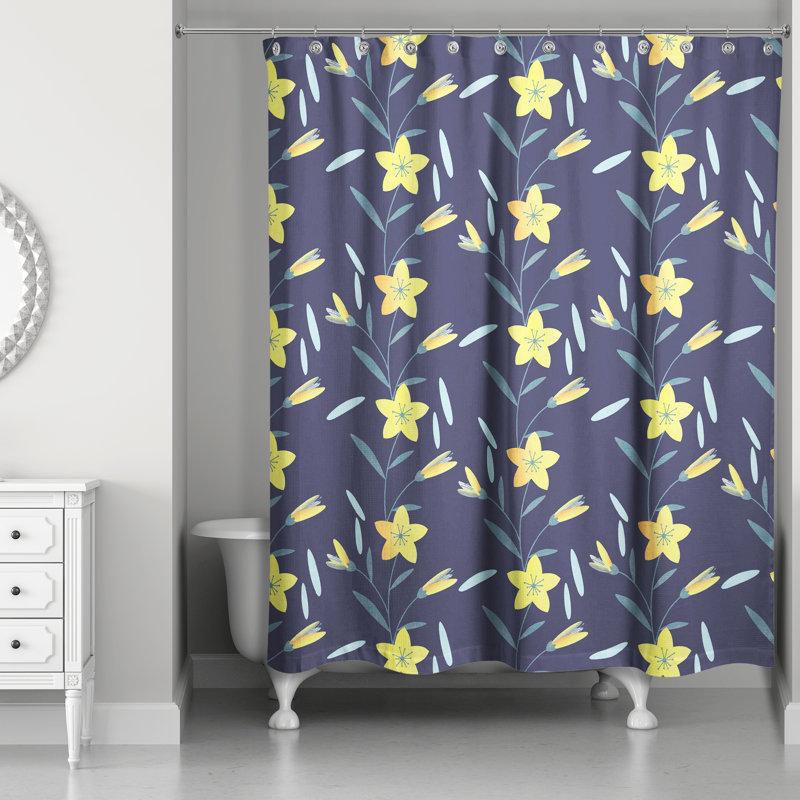 Rideau de douche Roshelle, Bleu marine