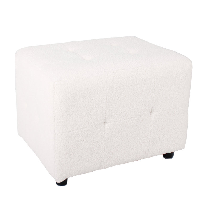 Dinnah 60Cm Wide Rectangle Solid Colour Ottoman