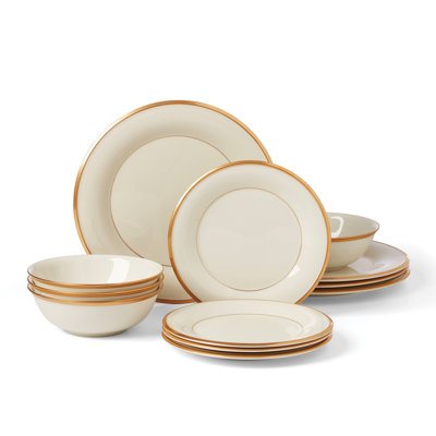 Lenox Solitaire 12-Piece Dinnerware Set