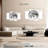 " Earth's Moon " 4 Piece Art Color Photography Print-93822125