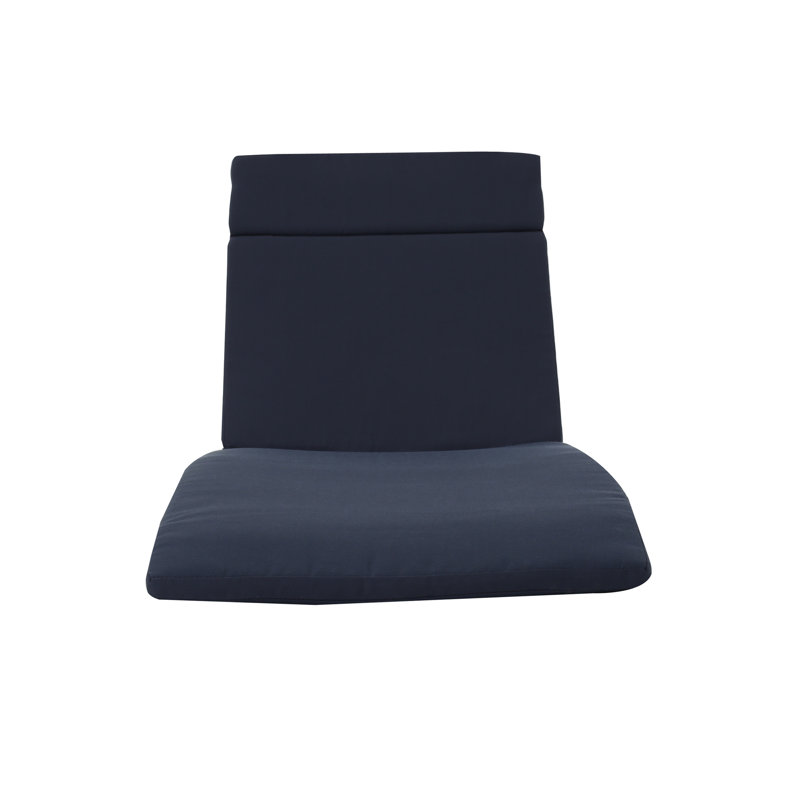 (1PCS) Coussin de chaise longue d'extérieur Salem (sans chaise longue), 2, Marine