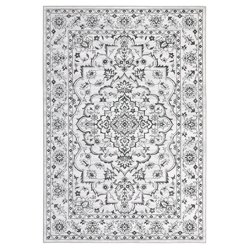 Tapis Boho, 2 x 6 pi (noir)