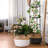 120cm Garden Trellis for Climbing Plant,Rustproof PlasticPotted Plant Climbing Support for Indoor Outdoor Flowers Vegetable Fruits Vines Support,1pc