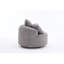 Fauteuil d'appoint pivotant Modern Office - Base en bois et gris pour stabilité-829322029