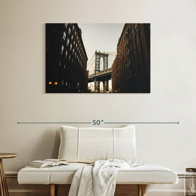 Lilie NYC Manhattan Bridge, H 26 po x l 39 po