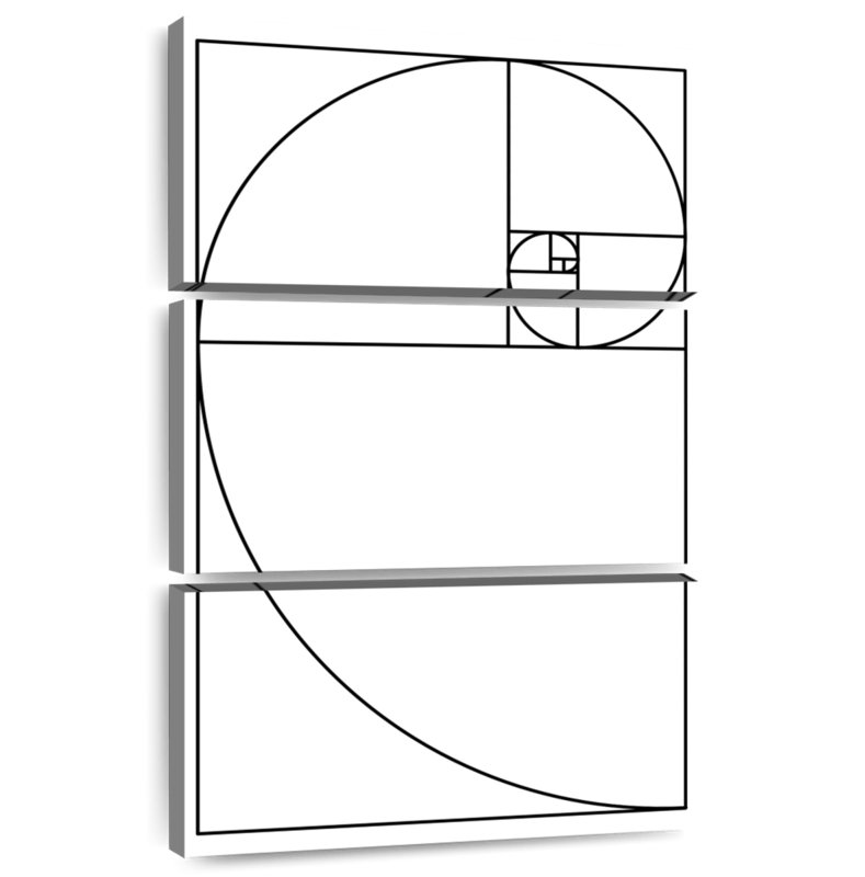 Avery Proportio Divina White, 38" H x 24" W