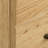 L-Shaped Desk With Small Drawer, Brown Finish