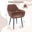 Chaises d'appoint rembourrées avec dossier incurvé Leisure-1894561659-1894561660