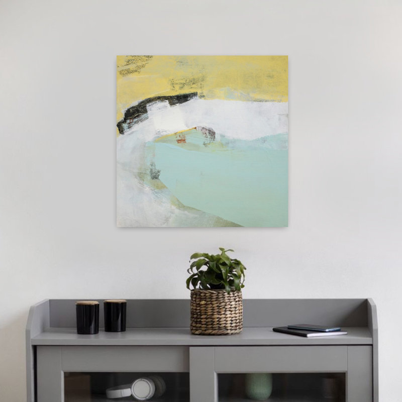 «In The Shallows», art contemporain abstrait, H 18 po x l 18 po