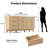 Mid-Century Modern 9-Drawer Fluted Dresser-1533420968