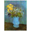 'Vase with Lilacs Daisies and Anemones' by Vincent Van Gogh Painting Print-21211002