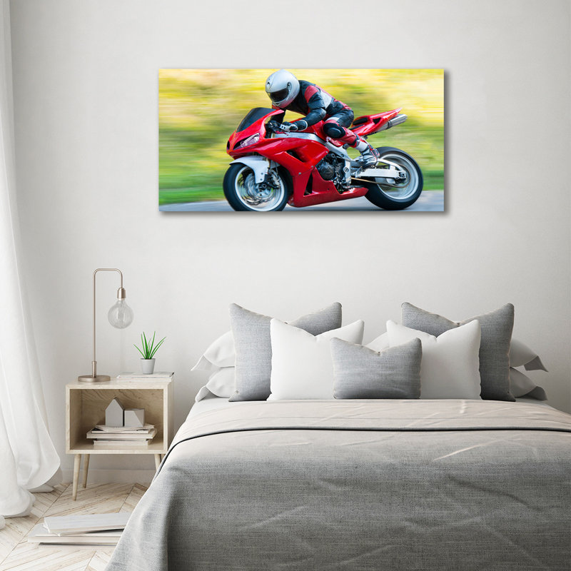 Motorcycle - Wrapped Canvas Print