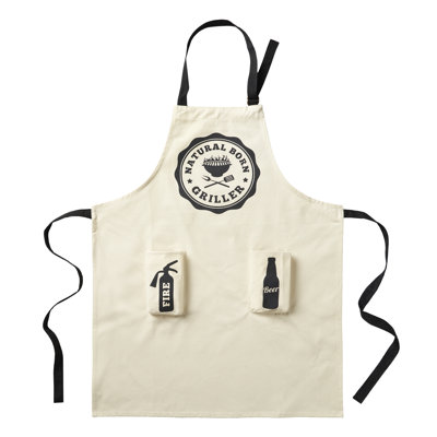 Apron No Holiday Canvas Cotton Bib Apron