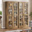 Armoire de rangement 71 "avec porte et tablettes réglables
