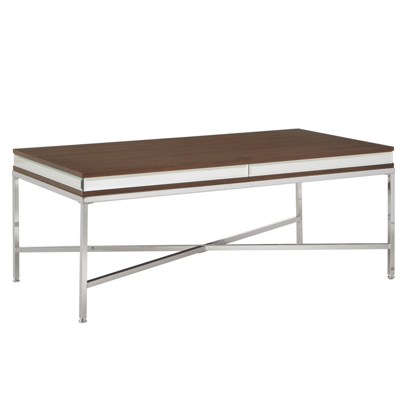 Lucien Coffee Table, Chrome 
