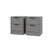 Barneveld Modern 2-Drawer Nightstand (2 Unit) – Sleek Bedside Table with Smooth Drawers and Compact Design