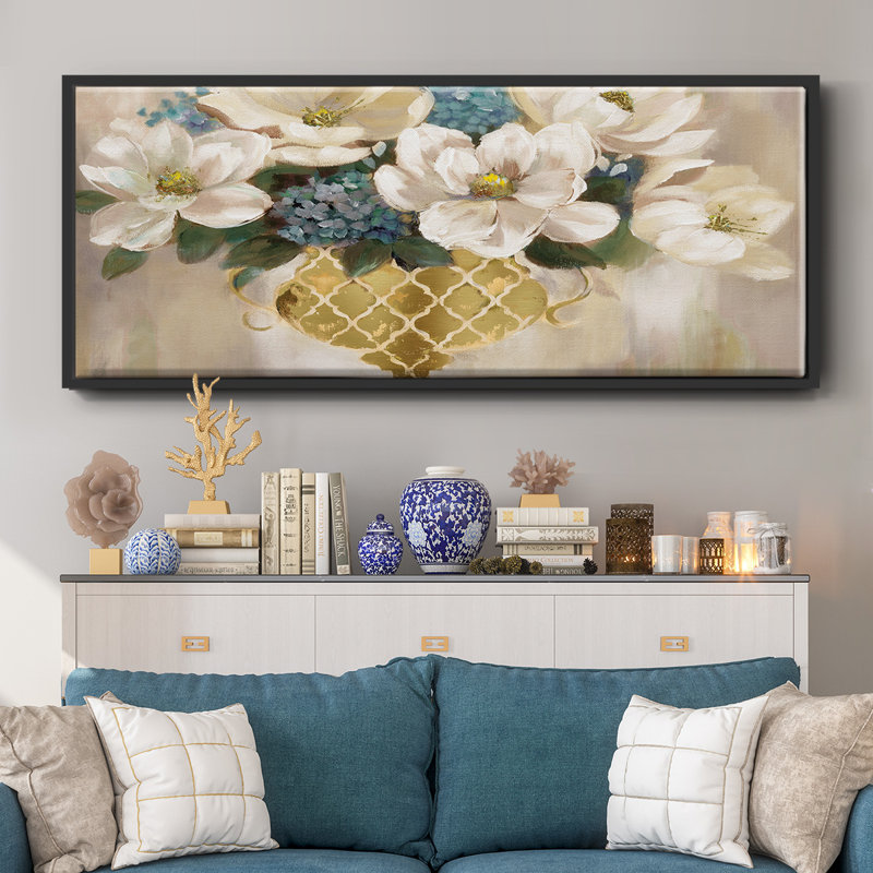 Southern Magnolia - toile encadrée, H 20 po x l 50 po