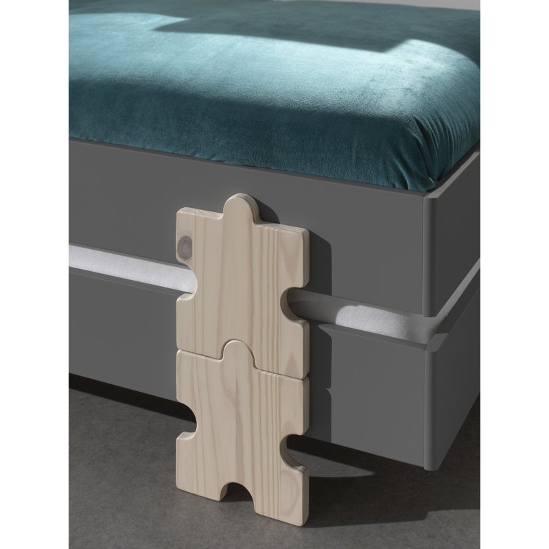 Cot Bed / Toddler (70 x 140cm) Bed Frames by Vipack, Grey