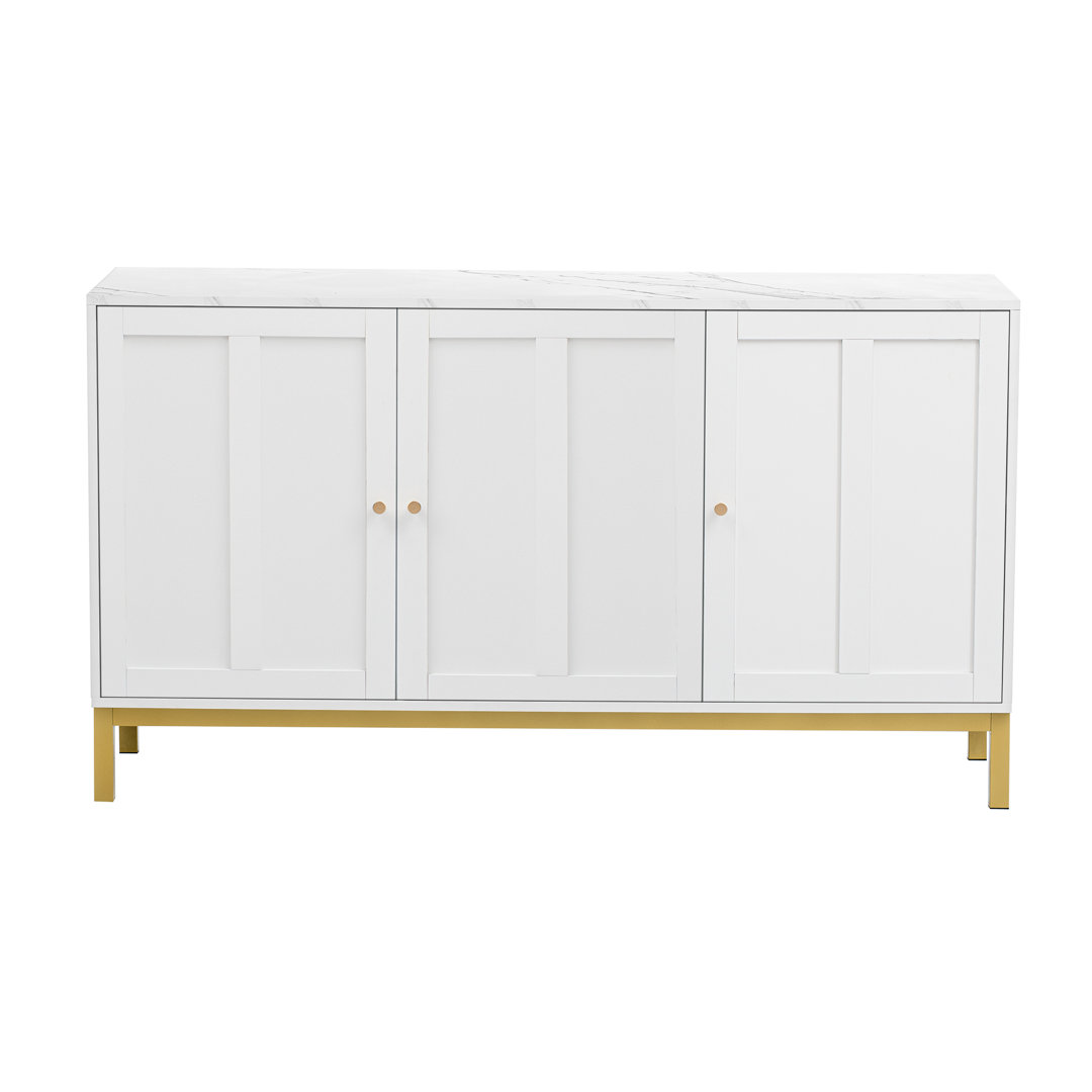 Stilvolles Elegantes 3-türiges Sideboard