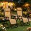 Chaises inclinables pliables