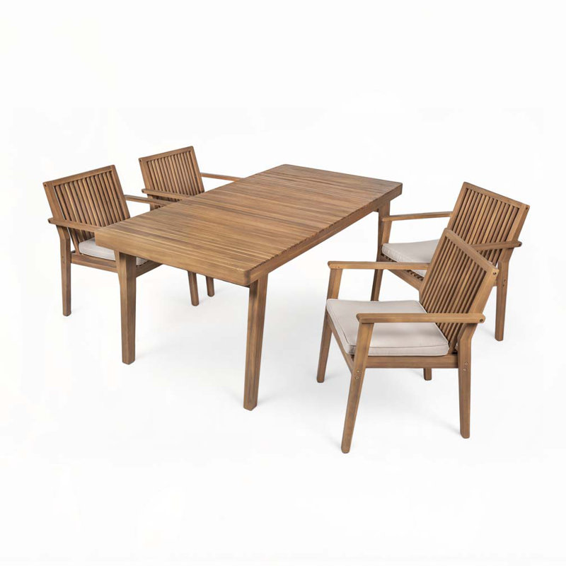 Ensemble repas d'extérieur 5 pièces 5 pièces
