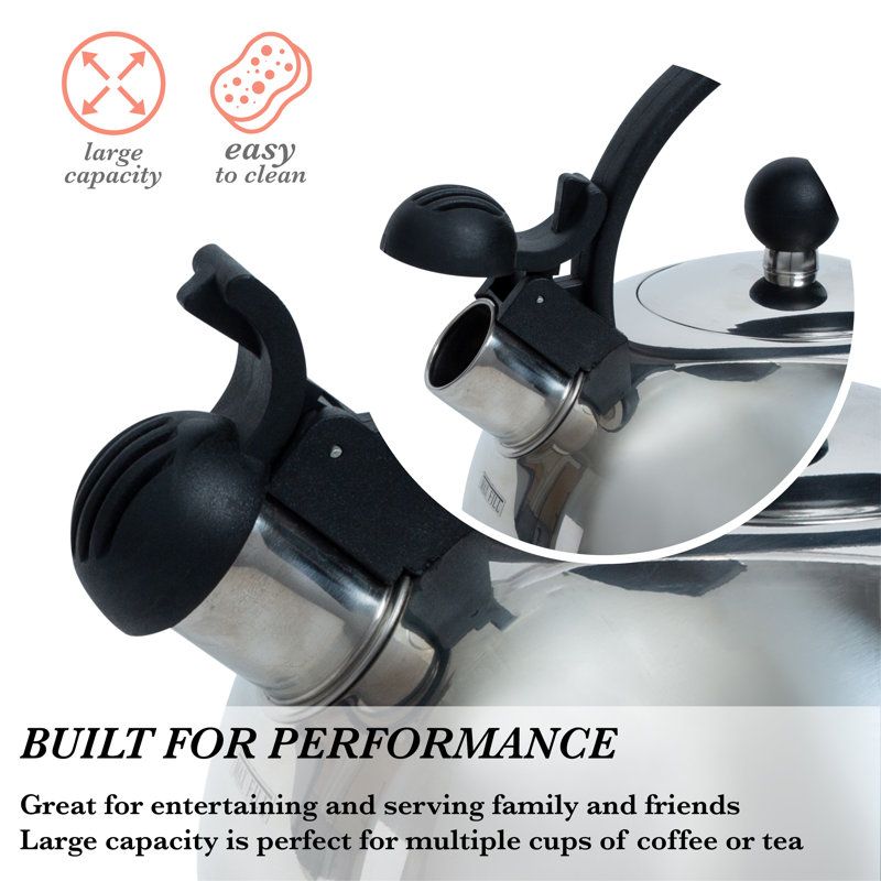Détails de la cuisine 2,6 pte Bouilloire pour cuisinière en acier inoxydable