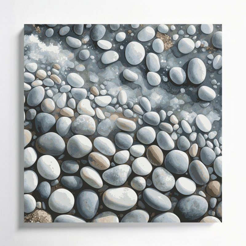 Art mural sur toile Coastal, H 32 po x l 32 po