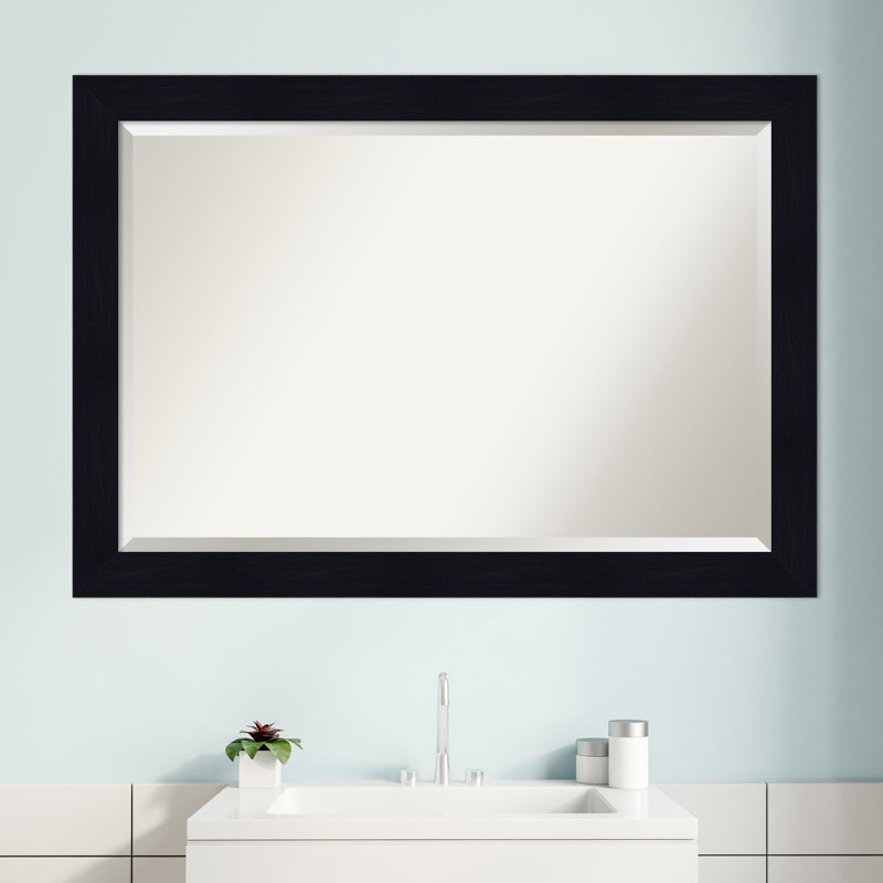 Miroir de salle de bain Prynne, H 28 po x l 40 po, Marine