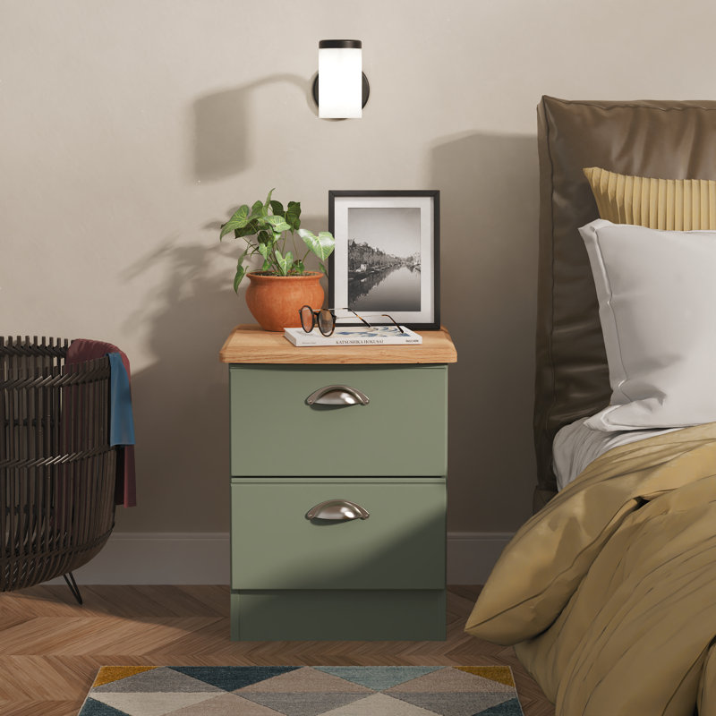 Conners 40cm W Manufactured Wood Bedside Table