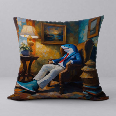  Coussin abstrait réversible Abstract