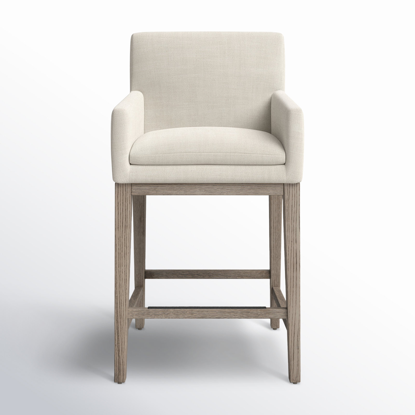 Bethea 26" Bar Stool, Effie Linen Performance Linen