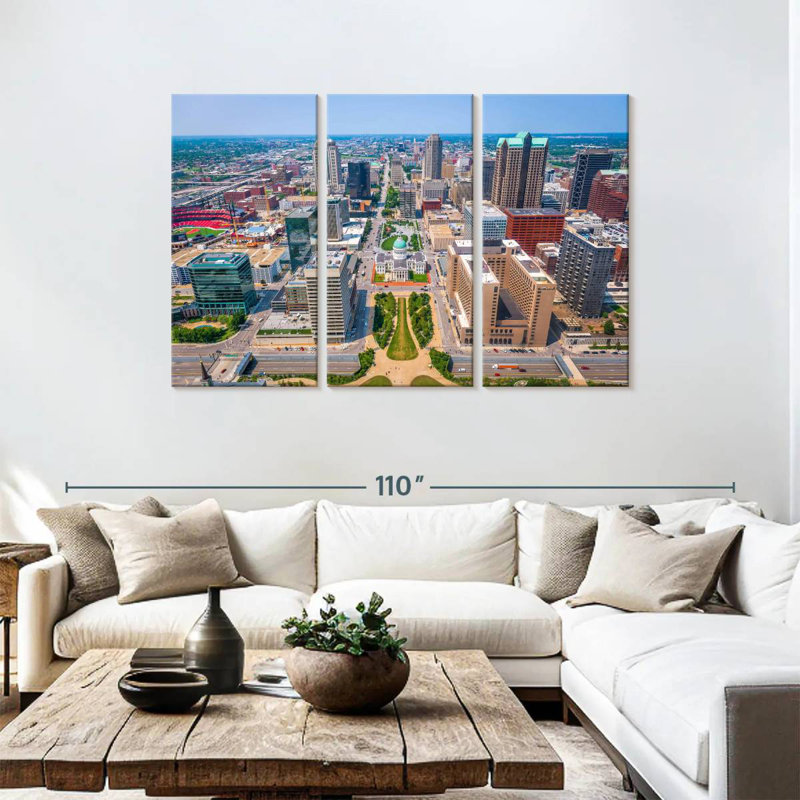 Paysage urbain urbain R camion St. Louis, H 48 po x l 74 po