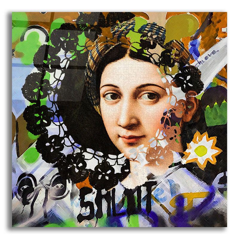 «Classic Graffiti 3» par Karen Smith, art mural en verre acrylique