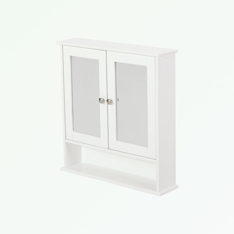 Bathroom Vanity and Mirror Cabinet Set with storage space