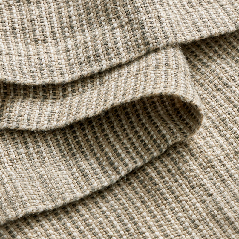 Marais Linen Throw in Beige, Beige