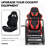 Anman Racing Simulator Cockpit Stand with red Racing Chair fit Logitech G29 G920 G923 Thrustmaster-86406010