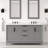 Elizabeth 60" Carrara Marble Countertop Bath Vanity-93659100