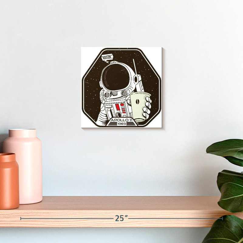 Imprimé Oberle Apollo 11, 1960, H 10 po x l 10 po
