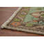 Tapis traditionnel turquoise et vert 7 x 10