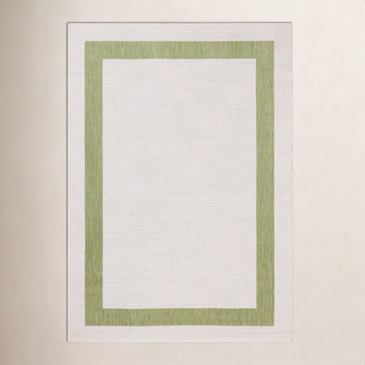 Tapis intérieur / extérieur vert / ivoire Loloi Easton