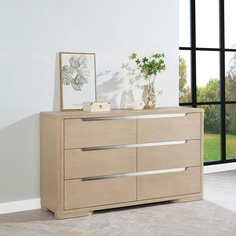 Commode de chambre 6 tiroirs Mirador