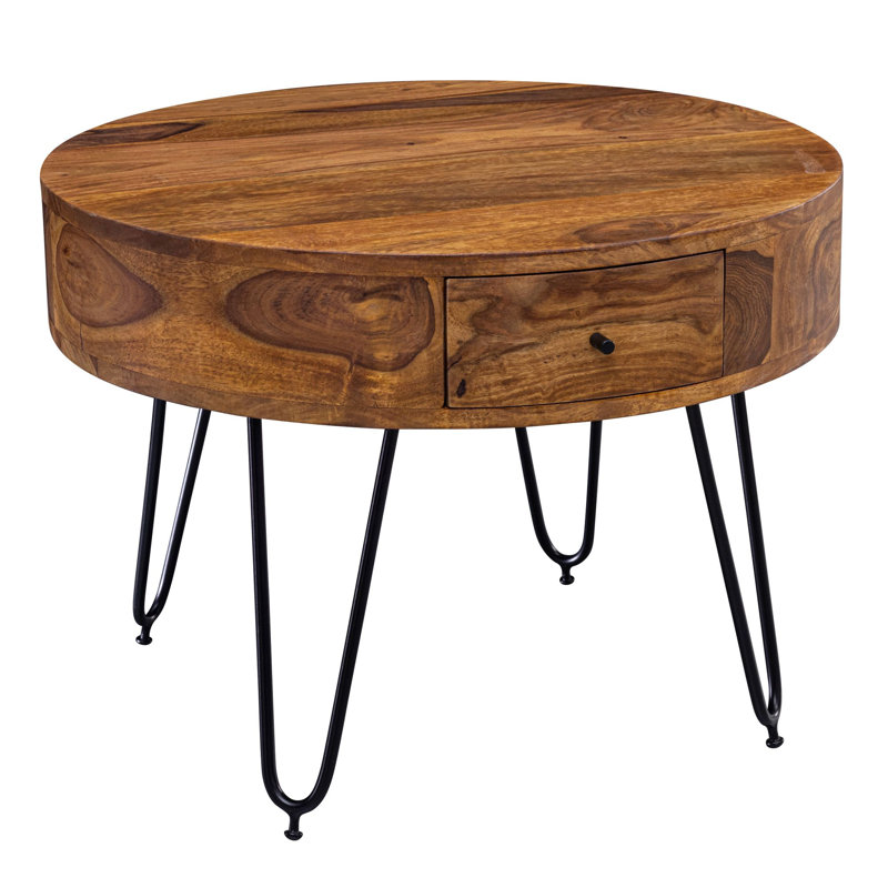 Androscogin Four Leg Coffee Table with Storage