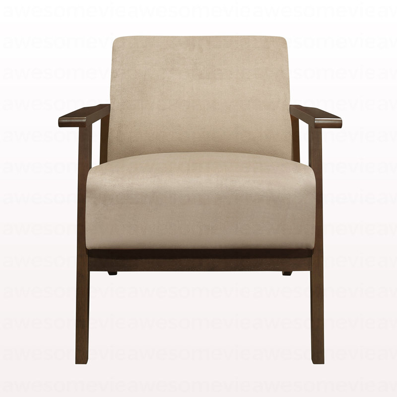 Structure en bois massif brun clair Modern Home Furniture 1pc, Marron clair
