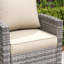 7-Person Wicker Outdoor Patio Conversation Set With Cushions-1427477737