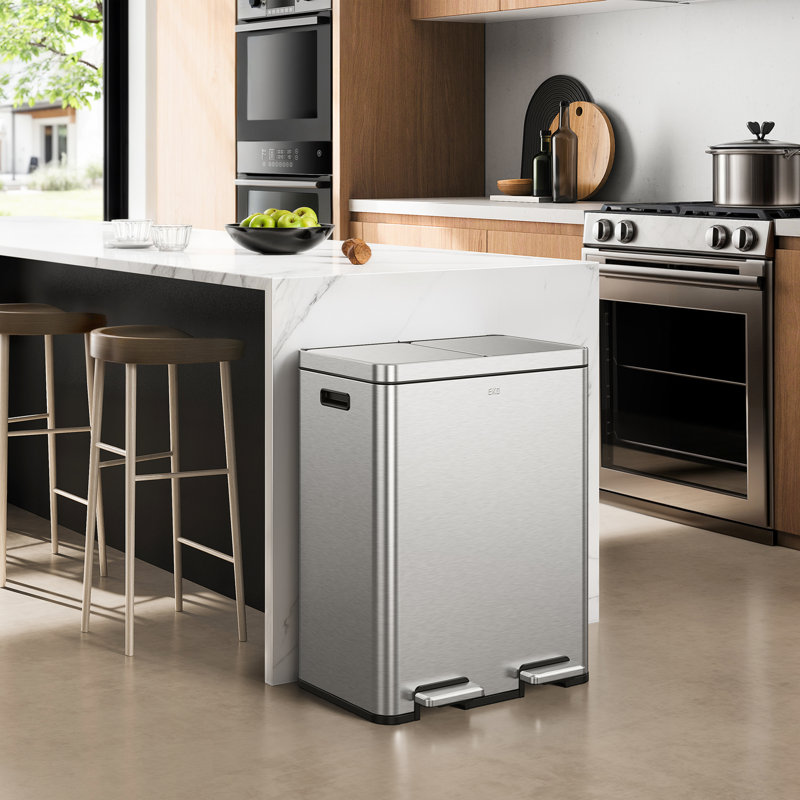 Poubelle double pour recyclage Eko Edison